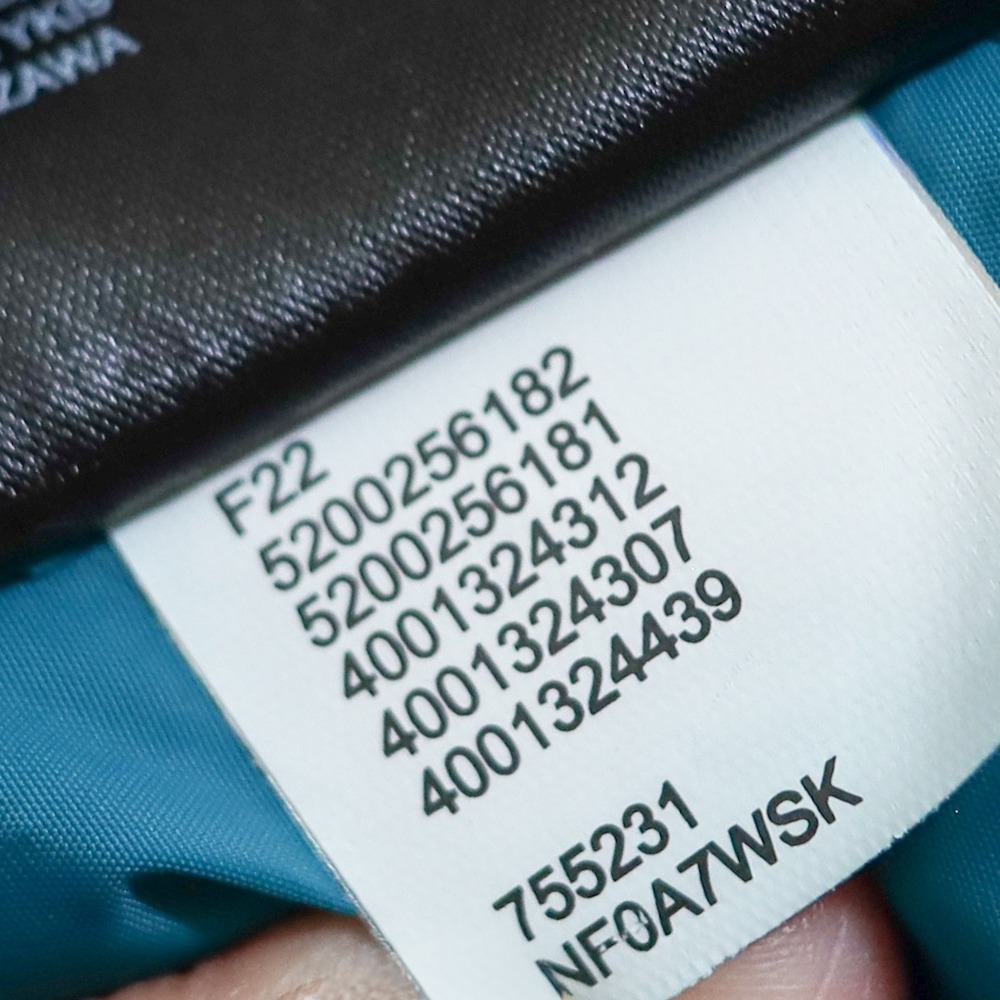 The North Face Sherpa Nuptse Jacket Womens Medium Teal Blue Down Puffer NF0A7WSK - Picture 15 of 16